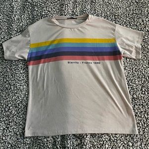 Striped France tee shirt